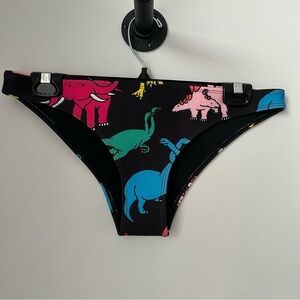 Hoaka x PONY Dinosaur-print Cheeky Bikini Bottom